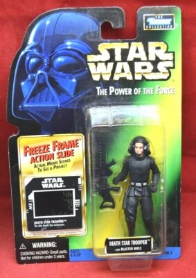 Star Wars Poder de la Fuerza Soldado Estrella de la Muerte 5 Logo Adhesivo Marco Congelado 156 Foto 1 de 2