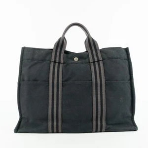 Borsa tote HERMES Fourre Tout MM tela originale 05E01665508 - Foto 1 di 19