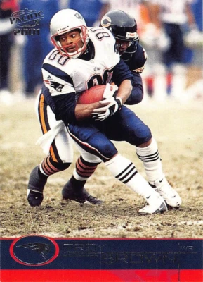 2001 Pacific Football Troy Brown #249 NM/MT NEW ENGLAND PATRIOTS - Image 1 of 2