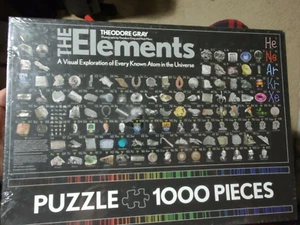 1000pc Puzzle "The Elements" Theodore Gray Image Sealed 16" x 34" By Black Dog - Picture 1 of 6