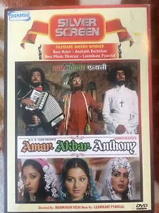 Amar Akbar Anthony - Amitabh Bachchan - Bollywood Hindi Movie DVD W Slipcover - Picture 1 of 3