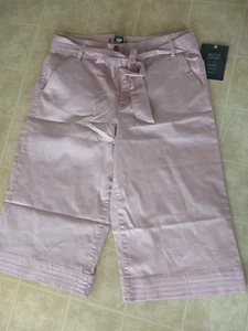 Motto Women's Size 14 Pink Stretch  Capri Pants  NEW - Picture 1 of 3