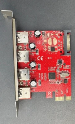 CSL 4 porte usb 3.0 pci express scheda interna hub switch pcie pci - Immagine 1 di 3