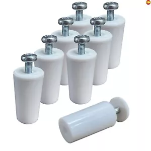 8 Topes Persiana Blanco de 40mm para Persianas Enrollables. Fabricados en PVC, - Imagen 1 de 7
