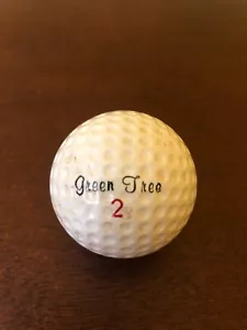 Vintage Green Tree Collectible Logo Golf Ball #2 "Plus 6 One-Half" E3 - Picture 1 of 4