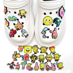 SpongeBob Shoe Charms for Crocs - Fun Shoe Accessories for Men, Women & Kids - Picture 1 of 36