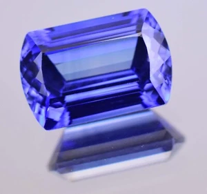 15.65 Ct Natural Blue Ceylon Sapphire AGL Certified Cushion Flawless Gemstone - Picture 1 of 5
