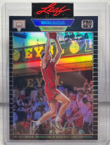 Matas Buzelis 2023 Leaf Pro Set Metal Black RC #PSG-80 G League Ignite #'d 23/50