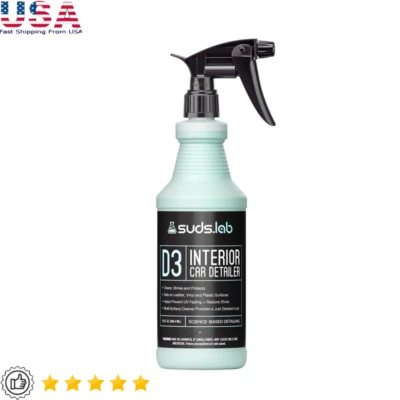 Interior Car Detailer Multi-Surface Cleaner UV Protection Non-Greasy Shine 32oz - Image 1 of 4