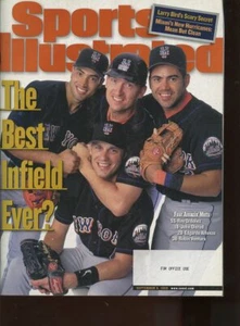 New York Mets Rey Ordonez Edgardo Alfonzo Robin Ventura Sports Illustrated #M860 - Bild 1 von 1