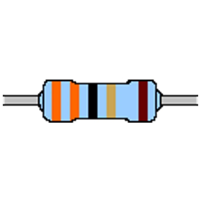 YAGEO Metallschicht-Widerstand 33 Ohm 1% 0,6W Bauform 0207 gegurtet