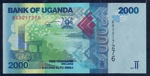 Uganda 2.000 Shillings 2017 P.M. N° 50d Fior De Impresión - Gian 4 - Imagen 1 de 2
