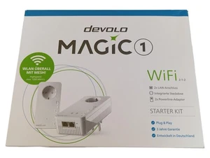 Devolo Magic 1 WiFi 2-1-2 Starter Kit, 1200 Mbps, Weiß, Mesh, Dual-Band, 2 - Bild 1 von 3