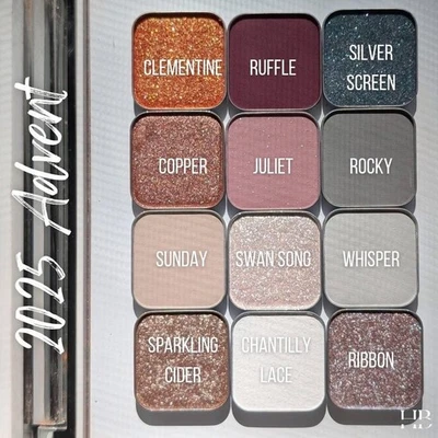 seint eyeshadow advent calendar 2025 Sunday Juliet copper clementine whisper - Image 1 of 4
