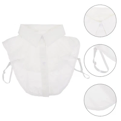 Finto Colletto Camicia Staccabile Falsi Collari Collare Per Donne - Immagine 1 di 4