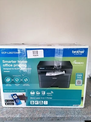 🖨️Brother DCP-L2627DWE Mono Laser Printer| Wireless| 3-in-1 |Duplex| Fast 32ppm - Image 1 of 4