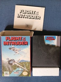 Flight of the Intruder (Mindscape, 1990) NES Game w/ Box & Manual ~ Working