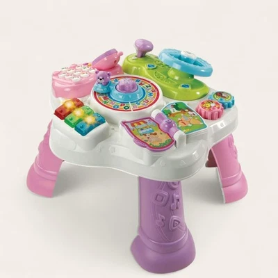 Vtech Baby Abenteuer Spieltisch pink – Bunter Babyspieltisch mit 6 Spielfeldern - Bild 1 von 3
