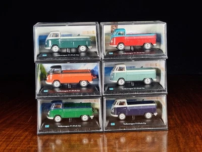 Lote de 6 coches modelo VW Cararama Volkswagen T1 pick up 1:72 Foto 1 de 4