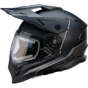 Capacete Z1R Range Bladestorm elétrico painel duplo rosto inteiro - Preto/branco - 2XL - Imagem 1 de 4