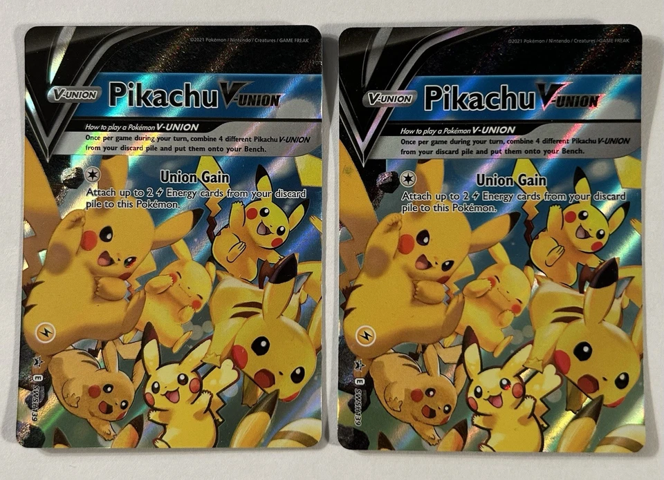 2X Pikachu V-Union - Promo SWSH: Sword & Shield Promo Cards SWSH139 LP - Image 1 of 4