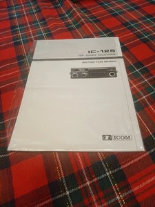 Original Icom IC-125 Instruction Manual Still In Unopened Plastic - Zdjęcie 1 z 4