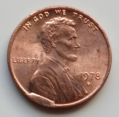 1978 D CUD Error Penny - Image 1 of 2