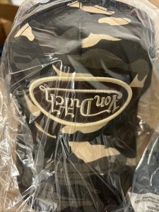 cappello trucker von olandese autentico nuovo mimetico arancione taglia unica nuovo con etichetta - Foto 1 di 3