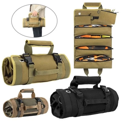Tool Roll Organizer Tool Roll Up Oxford Bag Tool Large Wrench Super Big Pouch