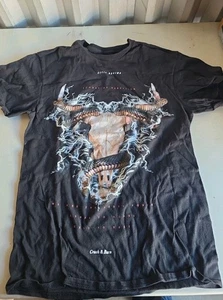 Official Men's Civil Regime SHIRT Echoes of Rebellion Shirt Black Sz M - Picture 1 of 5