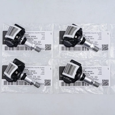 4PCS GENUINE OEM A0009057205 TPMS Tire pressure Sensors For MERCEDES-BENZ E GLE - Image 1 of 4