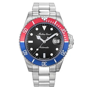 Mathey Vintage Automatic Black Dial Pepsi Bezel Men's Watch 42 MM H901ATR - Picture 1 of 1