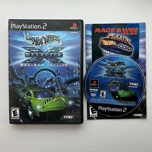 Hot Wheels Velocity X Maximum Justice Playstation 2 PS2 Manual Completo Probado - Imagen 1 de 6