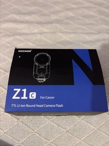NEEWER Z1-C TTL 76Ws 2.4G 1/8000s HSS Round Head Speedlite Flash Kit for Canon - Picture 1 of 9