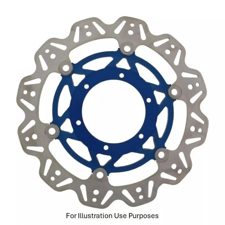 EBC Float Vee Rotor Front Blue Hub Front Left for Honda CB 900 F Hornet 2002-07 - Image 1 of 1