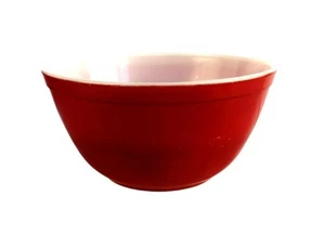 De colección Pyrex #402 Colores Primarios Rojo Anidación Tazón Mezclador 1 1/2 Cuarto (1.5) - Imagen 1 de 3