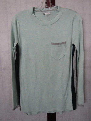 Smart Wool Mint Green Long Sleeve Tight Knit Fitted Sweater Women's Size S - Image 1 of 4