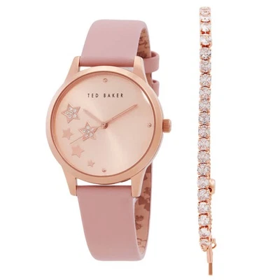 Ted Baker Fitzrovia Clásico Elegante Cuarzo Esfera Rosa Reloj Damas BKGFW22189I Foto 1 de 4