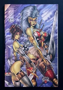 Glory/Avengelyne #1 Hi-Grade Chromium Variant Rob Liefeld Cover Art Image 1995 - Picture 1 of 2