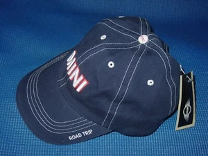 MINI LET'S MOTOR ROAD TRIP BLUE WHITE CAR SPORT HAT BASEBALL COOPER COUNTRYMAN - Picture 1 of 5