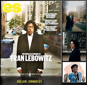 FRAN LEBOWITZ METROPOLITAN LIFE SOCIAL STUDIES NILE RODGERS ES MAGAZINE 2022 - Picture 1 of 1