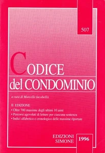 Codice del condominio - iacobellis - edizioni simone 1996 2° ed. esselibri - Imagen 1 de 2