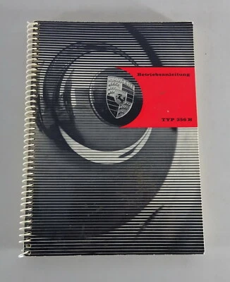 Manual de instrucciones / Manual Porsche 356 B 1600 / 1600 S original stand 01/1963 Foto 1 de 4
