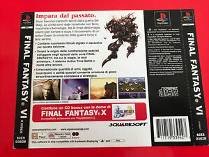 Final Fantasy IV Ps1 Cover Posteriore