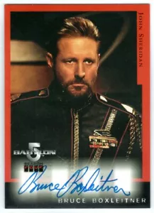 BABYLON 5 1998 SKYBOX SEASON 4 A10 BRUCE BOXLEITNER CAPT JOHN SHERIDAN AUTOGRAPH - Picture 1 of 2