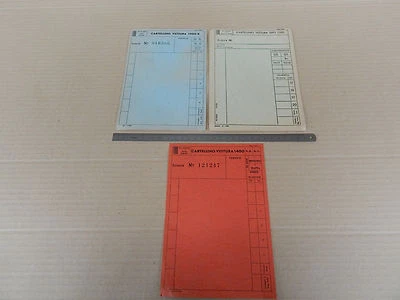 CARTELLINO PRODUZIONE VETTURA ORIGINALE DELL'EPOCA PER FIAT 1300 1900 B 1400  - Immagine 1 di 2