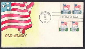 US Stamp #1338G Flag on Herman Maul Handpainted First Day Cover VF - Picture 1 of 1