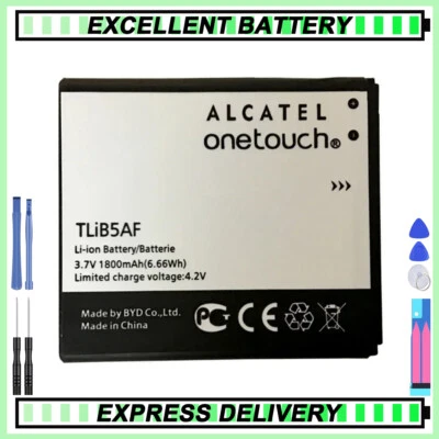 NEW TLiB5AF Battery For Alcatel One Touch Pop C5 OT 5036 5036D 5037D 5037A 5037X - Image 1 of 4