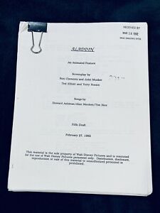 Disney's Aladdin Feature Screenplay — Used In Production Of The Aladdin TV Show