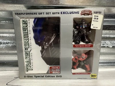 Sealed Best Buy Exclusive Transformers DVD & Robot Heroes Optimus Cliffjumper - Image 1 of 4